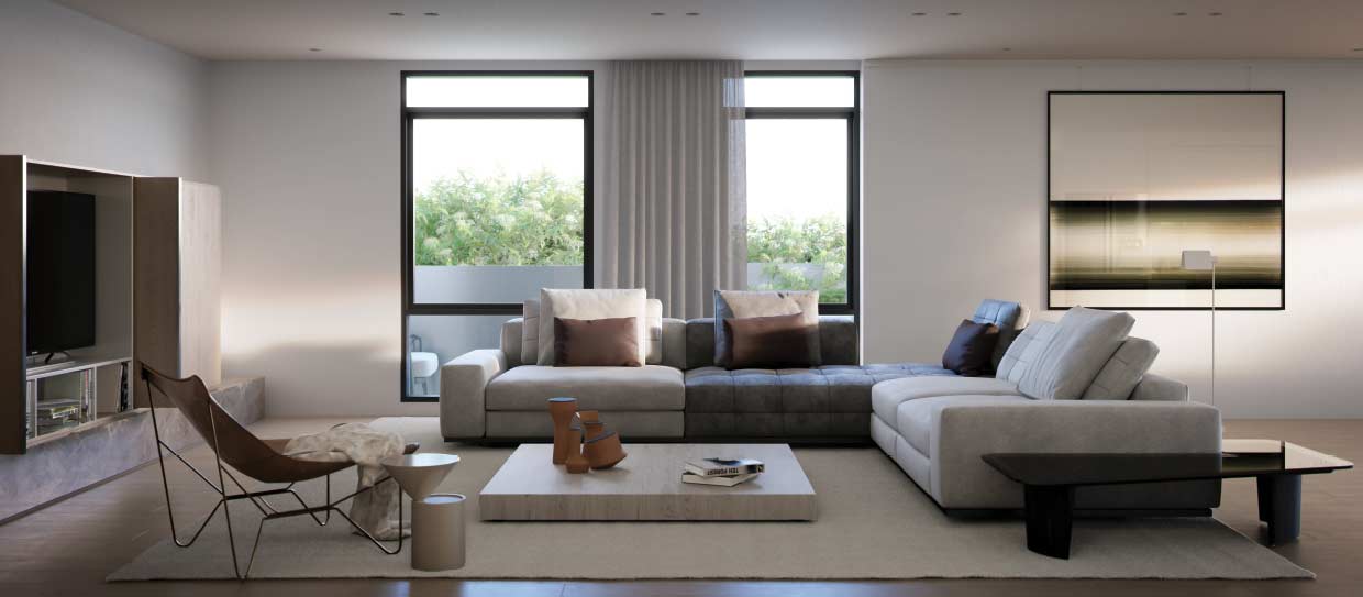 The Mill - Living - Artist Impression